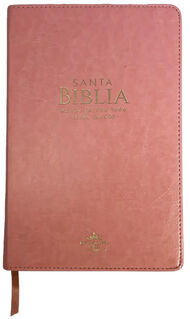 SANTA BIBLIA -CLSICA ROSA- (MANUAL/LETRA GRANDE/PIEL/CANTO)
