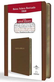 BIBLIA REINA VALERA REVISADA 1960 LETRA SPER GIGANTE, SMIL PIEL MARRN